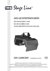 IMG STAGELINE LED-620RGBW Manual De Instrucciones