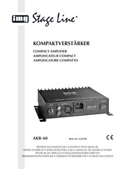 IMG STAGELINE AKB-60 Manual De Instrucciones