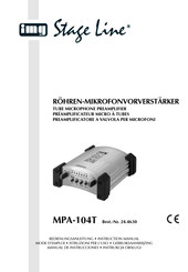 IMG STAGELINE MPA-104T Manual De Instrucciones