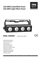 IMG STAGELINE RGBL-430DMX Manual De Instrucciones