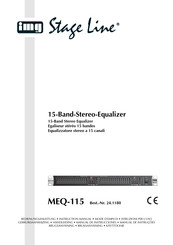 IMG STAGELINE MEQ-115 Manual De Instrucciones