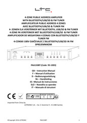 Ltc Audio 95-1003 Manual De Instrucciones