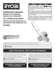 Ryobi RY42WB Manual Del Operador