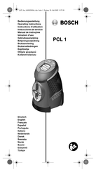 Bosch PCL 1 Instrucciones De Servicio