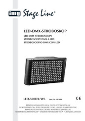 IMG STAGELINE LED-500DX/WS Manual De Instrucciones