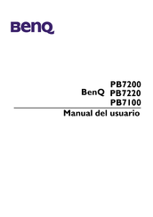 BenQ PB7100 Manual Del Usuario