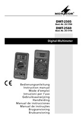 Monacor DMT-2505 Manual De Instrucciones