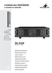 Monacor PA-4150 Manual De Instrucciones