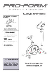 Pro-Form PFIVEX86023.0 Manual De Instrucciones