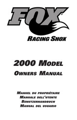 FOX RACING SHOX 2000 Manual Del Usuario