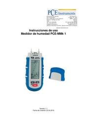 PCE Instruments PCE-MMK 1 Instrucciones De Uso