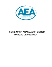 AEA MPR-4 SERIE Manual De Usuario