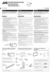 JVC KW-ADV792 Manual De Instrucciones