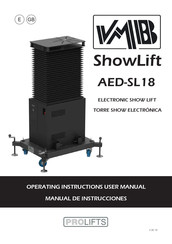 PRO LIFTS VMB ShowLift AED-SL18 Manual De Instrucciones