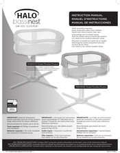 Halo bassinest PREMIERE Manual De Instrucciones