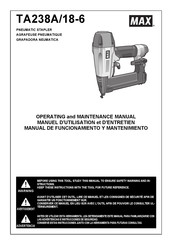 Max TA238A/18-6 Manual De Funcionamiento Y Mantenimiento