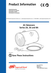 Ingersoll Rand ZA Serie Manual Del Usuario