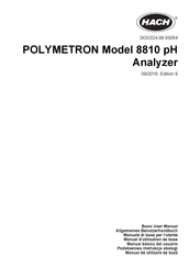 Hach POLYMETRON 8810 Manual Básico Del Usuario