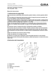 Gira 2302 Serie Manual De Instrucciones