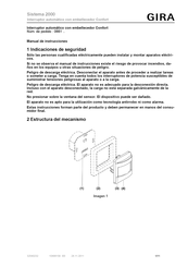 Gira 0661 Serie Manual De Instrucciones