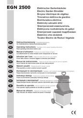 IKRA EGN 2500 Manual De Instrucciones