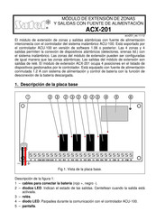 Satel ACX-201 Manual De Instrucciones