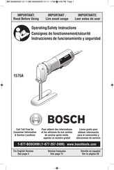 Bosch 1575A Instrucciones De Funcionamiento