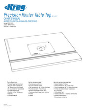 Kreg PRS1025 Manual Del Propietário