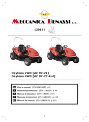 Meccanica Benassi Daytona 4WD Manual De Usuario