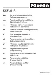 Miele DKF 26-R Instrucciones De Manejo