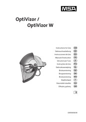 MSA OptiVizor Instrucciones De Uso