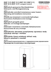 Stiebel Eltron DHF 13 C Instrucciones De Uso