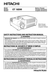 Hitachi ET 18DM Manual De Instrucciones