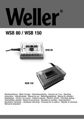 Weller WSB 150 Manual De Uso