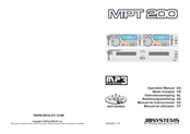 JB Systems MPT 200 Manual De Instrucciones