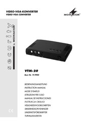 Monacor security VTM-20 Manual De Instrucciones