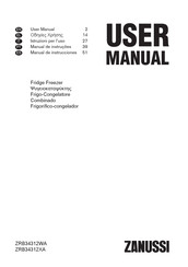 Zanussi ZRB34312WA Manual De Instrucciones