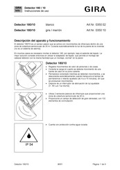 Gira 180/10 Instrucciones De Uso