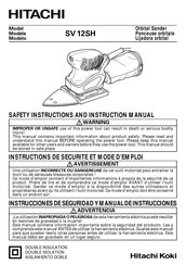 Hitachi SV 12SH Manual De Instrucciones