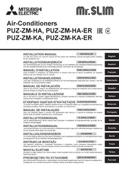 Mitsubishi Electric PUZ-ZM-HA Para El Instalador