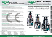 unGer HiFlo RO30G Instrucciones De Montaje Y Manejo