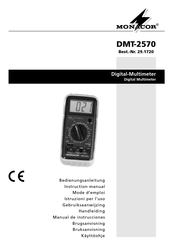 Monacor DMT-2570 Manual De Instrucciones