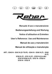 REBER 9346 N Manual De Uso