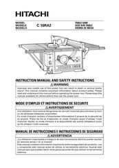 Hitachi C 10RA2 Manual De Instrucciones