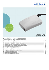 Ottobock AxonCharge Integral 757L500 Instrucciones De Uso