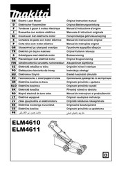 Makita ELM4611 Manual De Instrucciones