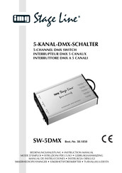 IMG STAGELINE SW-5DMX Manual De Instrucciones