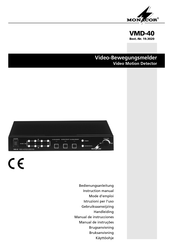 Monacor VMD-40 Manual De Instrucciones