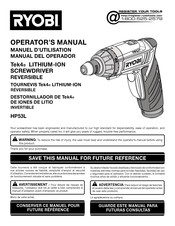 Ryobi Tek4 HP53L Manual Del Operador