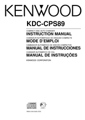 Kenwood KDC-CPS89 Manual De Instrucciones